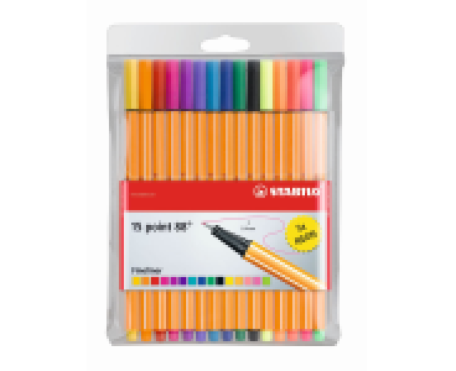 STABILO point 88 tűfilc 10+5 NEON 15 színű készlet