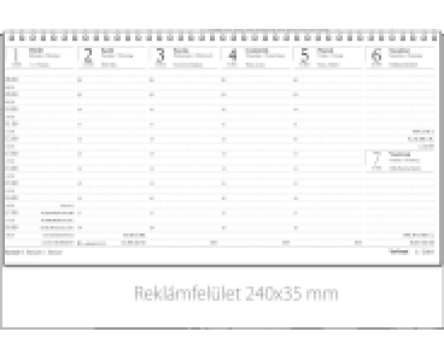 TopTimer asztali naptár T055 álló