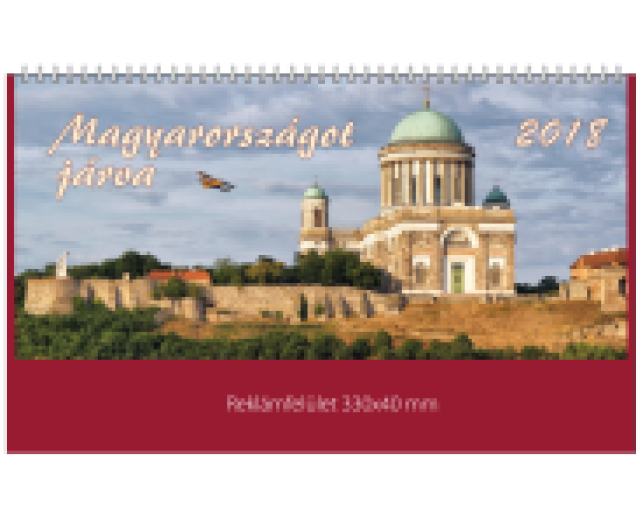 TopTimer Magyarországot járva képes asztali naptár T056 álló