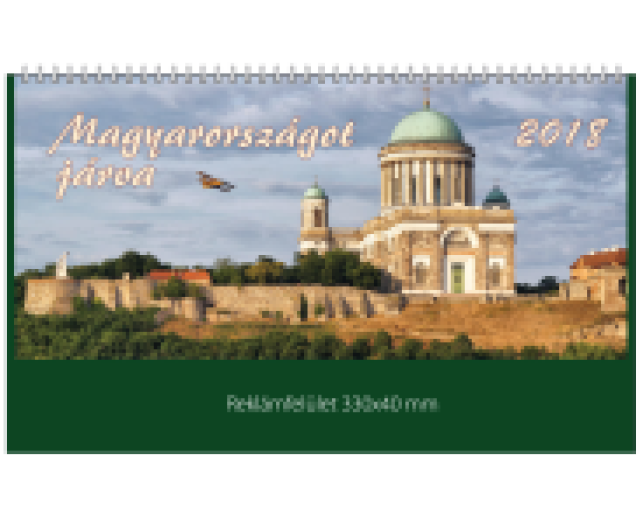 TopTimer Magyarországot járva képes asztali naptár T056 álló