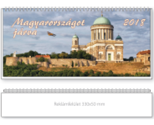 TopTimer Magyarországot járva képes asztalinaptár T060 fekvő