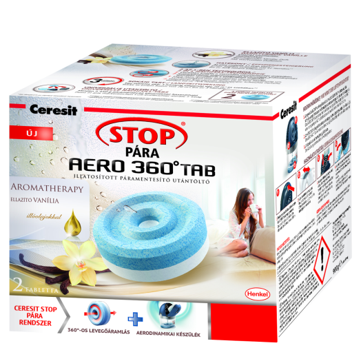 CERESIT AERO PÁRAGYŰJTŐ TABLETTA, VANÍLIA COMFORT ILLATÚ