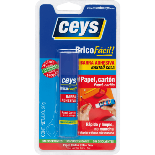 CEYS UNIVERZÁLIS RAGASZTÓ STIFT 20G EXTRA RAGASZTÁS FÁHOZ, MŰANYAGHOZ