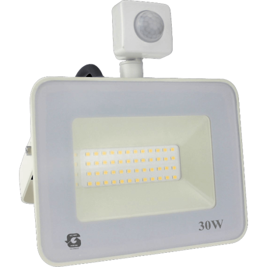LED FÉNYVETŐ MOZGÁSÉRZÉKELŐ 30W IP65 2400LM 4000K