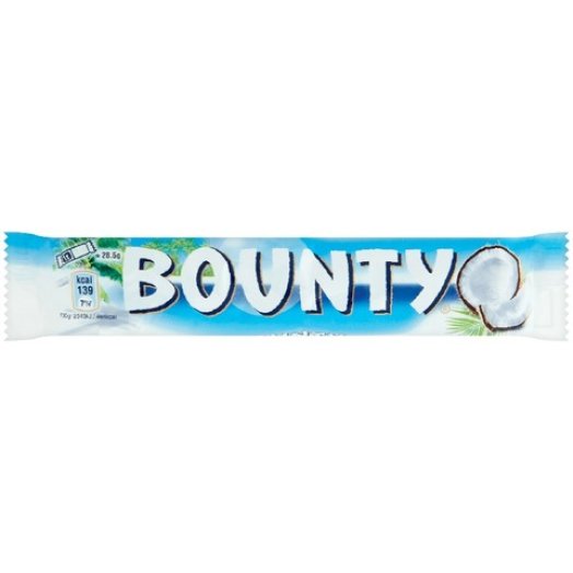 Snickers, Twix, Mars és Bounty szeletes csokoládé