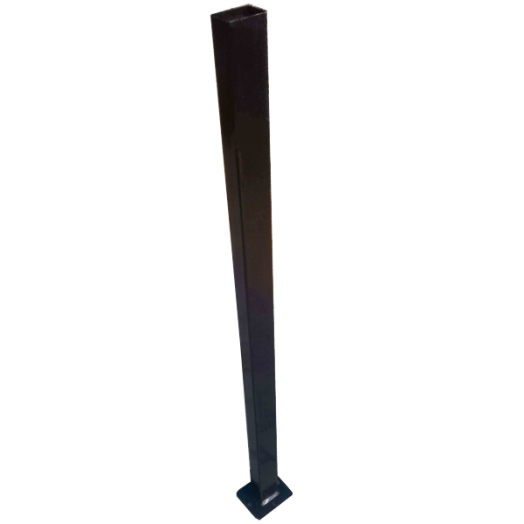 OSZLOP BETÉT TALPAS FEKETE H:60MM SZ:40MM M:1130MM
