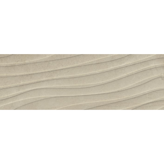 MIXIT DEKOR CSEMPE 30X90CM,BÉZS MATT, 1,08M2/CS,HULLÁMOS 3D *KAP*
