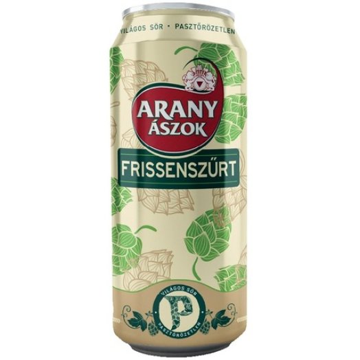 Arany Ászok Frissenszűrt dobozos sör