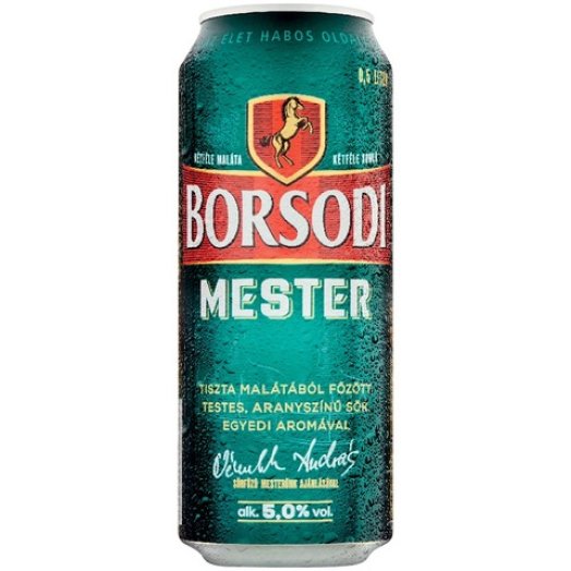 Borsodi Mester dobozos sör