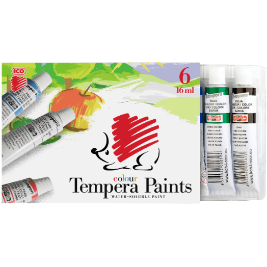 ICO SÜNI TEMPERA 6 SZÍNES