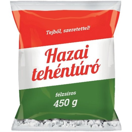 Hazai félzsíros túró