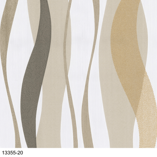 VLIES ALAPÚ HABTAPÉTA HULLÁM MINTA BEIGE 10 X 0,53M PS