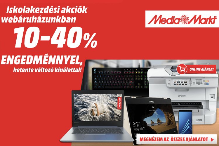 Iskolakezdési akció a Media Marktnál