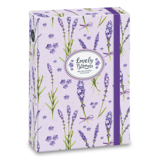 Lavender füzetbox A/5