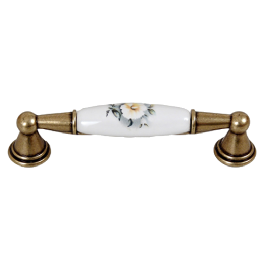 FOGANTYÚ 96MM BRONZ E051-96 SZÜRKE VIRÁG
