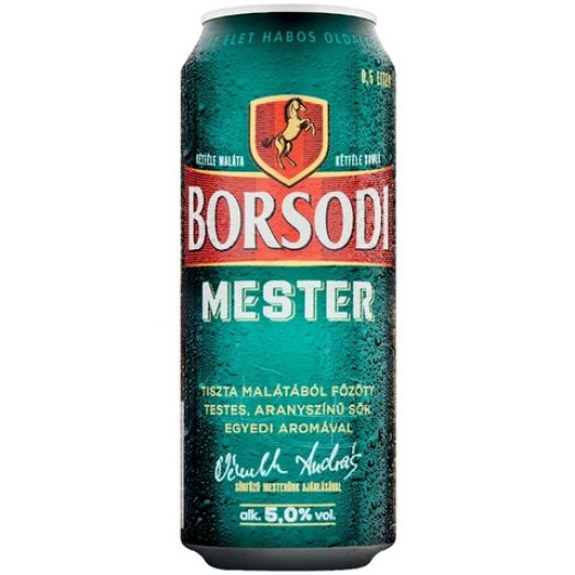 Borsodi Mester dobozos sör