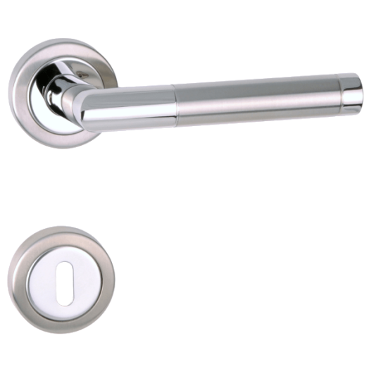 AJTÓKILINCS NZ INOX KRÓM PANAMA ROZETTÁS