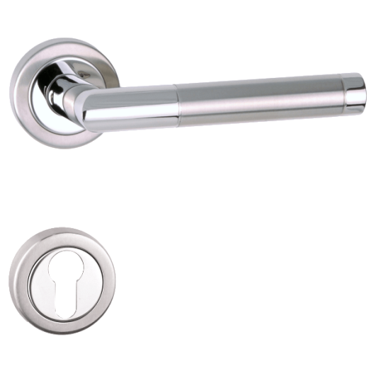 AJTÓKILINCS CZ INOX KRÓM PANAMA ROZETTÁS