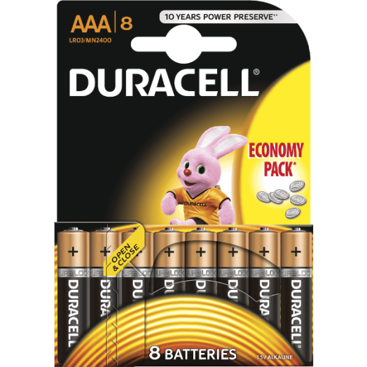 DURACELL BSC 8DB AAA ELEM - DL 5000394203358