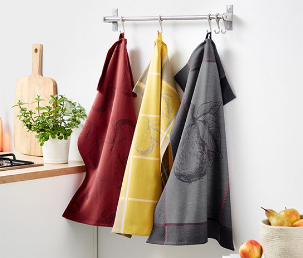 3 jacquard konyharuha szettben