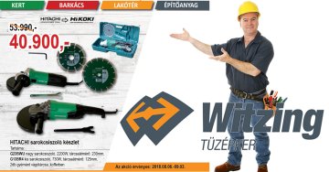 HITACHI sarokcsiszoló készlet ennyiért? IGEN! ✅