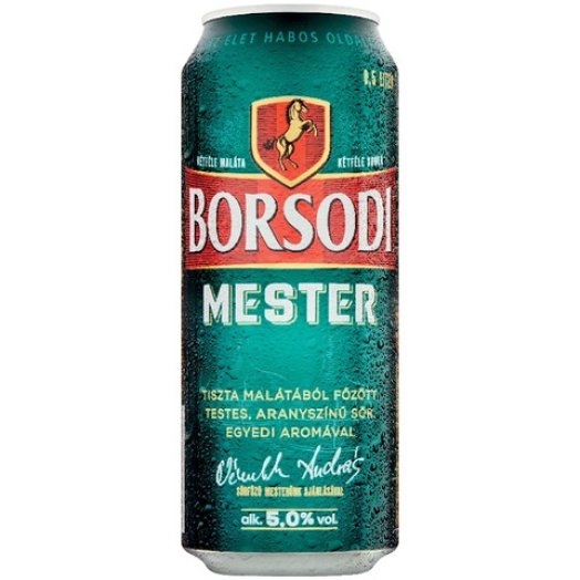 Borsodi Mester dobozos sör