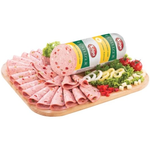 Sága sajtos tavaszi pulykarolád vagy füstlizer füstízű sajtos pulykapárizsi
