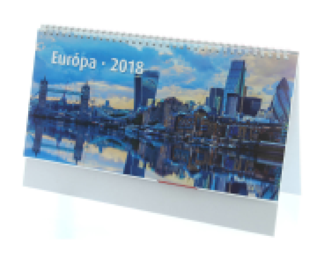 Asztali naptár álló képes Európa 7961