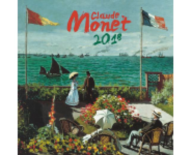 Falinaptár Claude Monet 6097