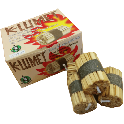 GYÚJTÓS ÖKO FENYŐFÁBÓL "K-LUMET" 4 DB/CSOMAG