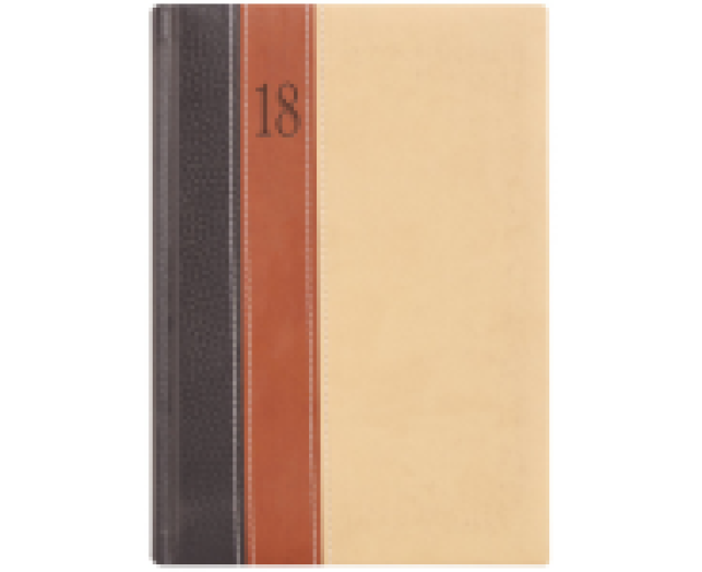 Agenda Fashion F021 A/5 napi antracit-barna-bézs