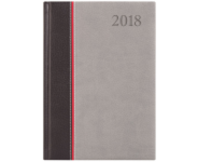 Agenda Groovy G011 B/5 heti antracit-bordó-szürke