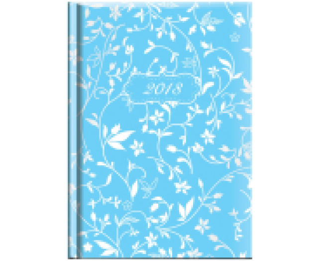 Agenda Joy J015 A/5 heti kék metalizált