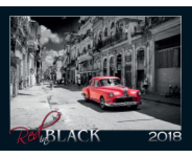 Falinaptár TopTimer T091 Red in Black