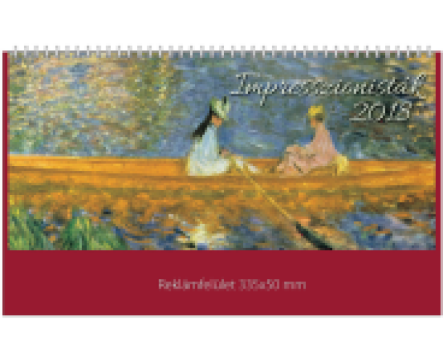 TopTimer Akvarell T054 képes asztali naptár álló