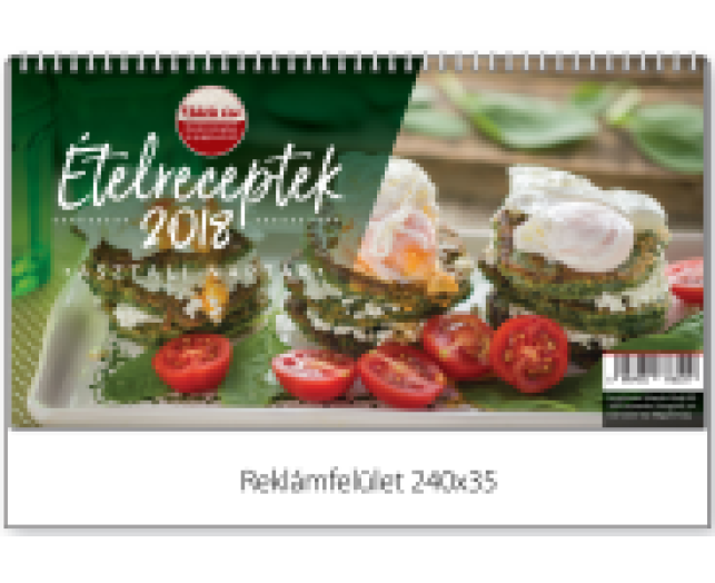 TopTimer asztali naptár T058 álló Ételreceptek