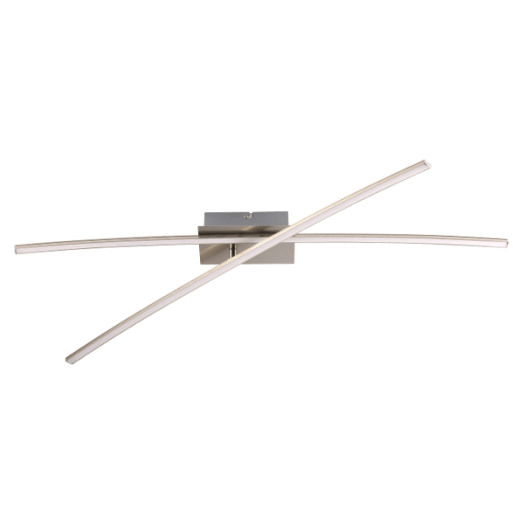 LED MENNYEZETI LÁMPA, FÉM/MŰANYAG 10W, 1000LM, 3000K, 10X50X58CM
