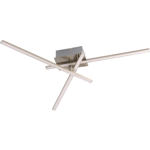 LED MENNYEZETI LÁMPA, FÉM/MŰANYAG 15W, 1500LM, 3000K, 13X74X78CM