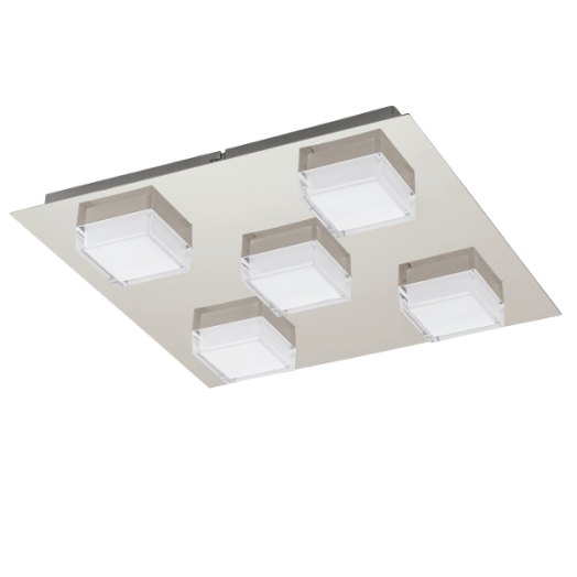 MASIOLA LED MENNYEZETI LÁMPA 5X2,5W MATT NIKKEL