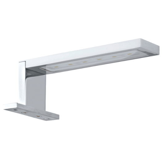 IMENE LED-ES TÜKÖRMEGVILÁGÍTÁS 2X3 W KRÓM/SZAT. ÜVEG