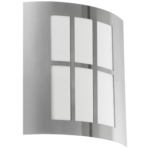 CITY LED KÜLT.FALI 3,7W IP44 3000K 320LM NEMESACÉL/FEHÉR