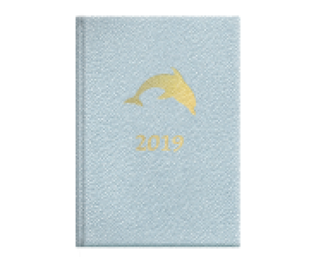Agenda Power of Flower P022 B6 napi kék