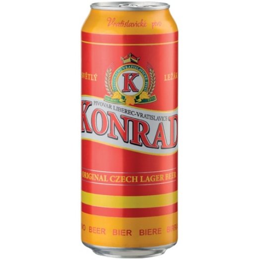 Konrád dobozos világos cseh sör