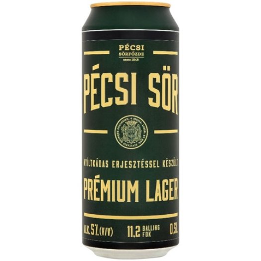 Pécsi Prémium dobozos sör
