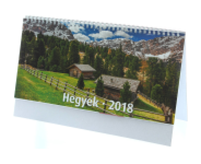 Asztali naptár álló képes Hegyek 7951