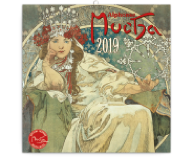 Falinaptár Alphonse Mucha 6097