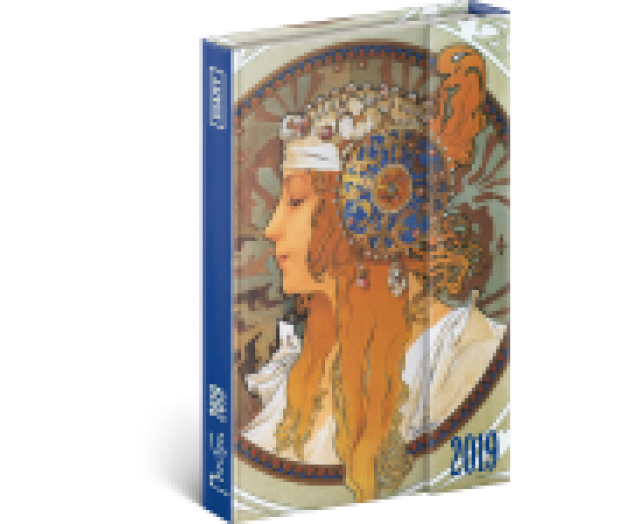 Mágneses zsebnaptár B/6 Alphonse Mucha