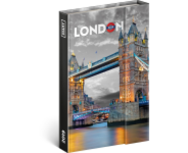 Mágneses zsebnaptár B/6 London
