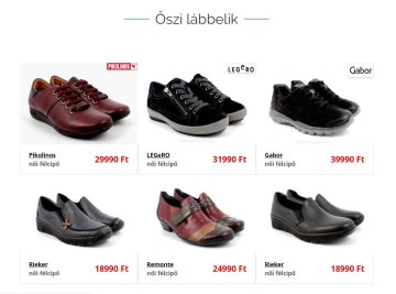 Őszi cipők folyamatosan érkeznek a Valentina Cipőboltokba!