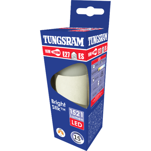 TUNGSRAM LED BRIGHTSTIK FÉNYFORRÁS E27 16W 1521LM 3000K